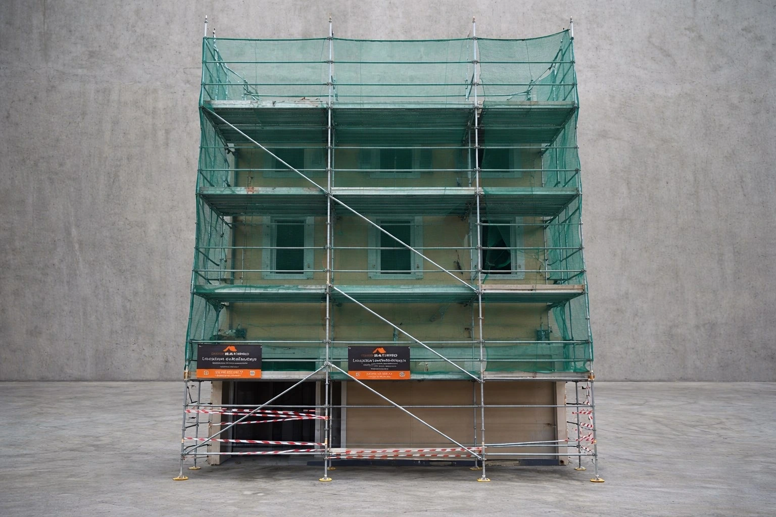 Échafaudage sur pied